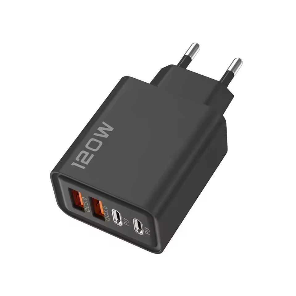 Carregador Rápido 120W Multi-Porta